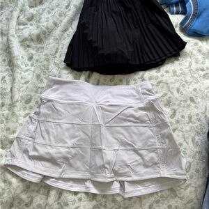 White Pace Rival Lululemon Skirt